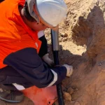 instalación de mufa MT parque eólico